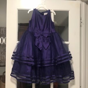 Special occasion royal purple Kid dress